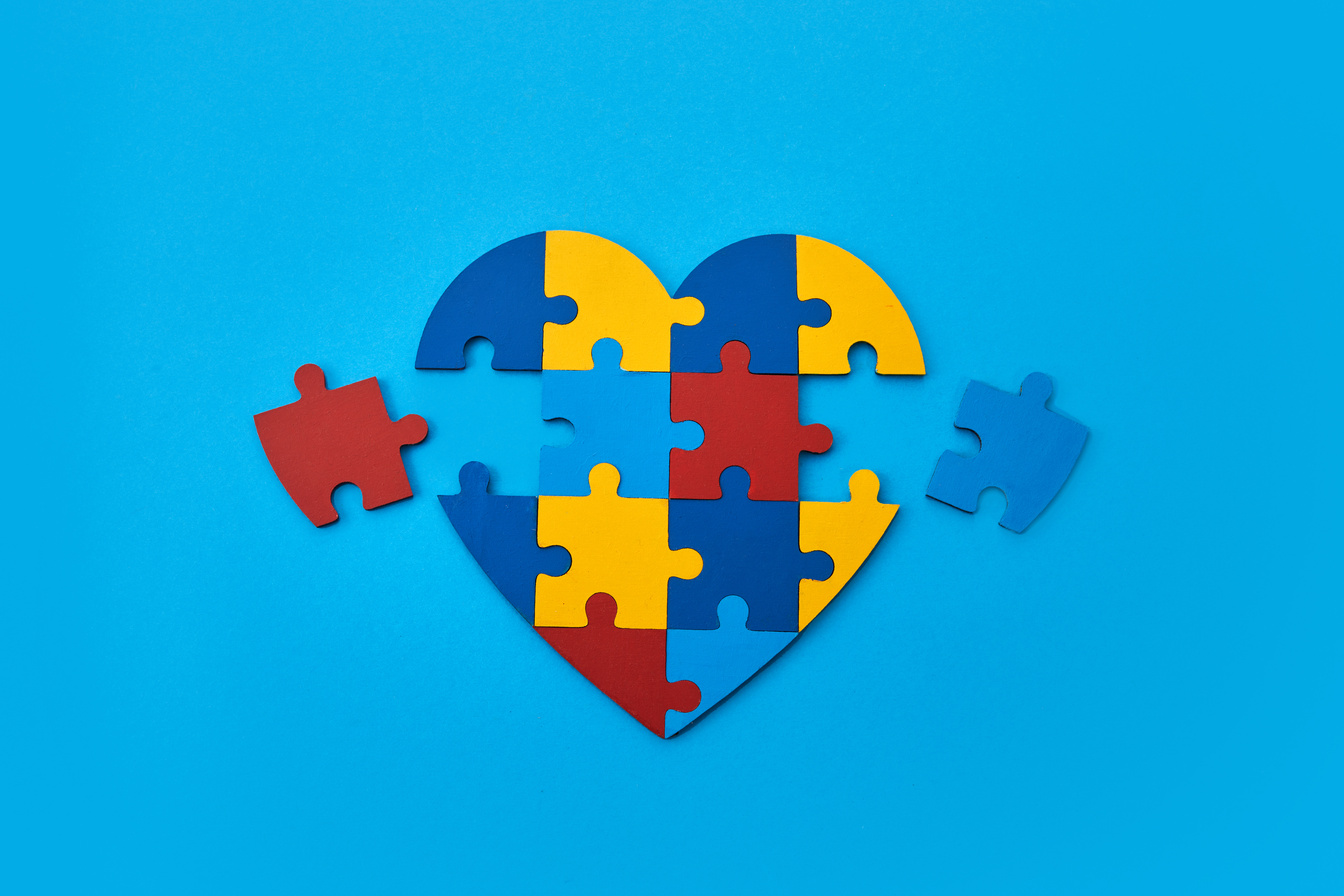 World Autism Day Background. 2 April World Autism Awareness Day Background